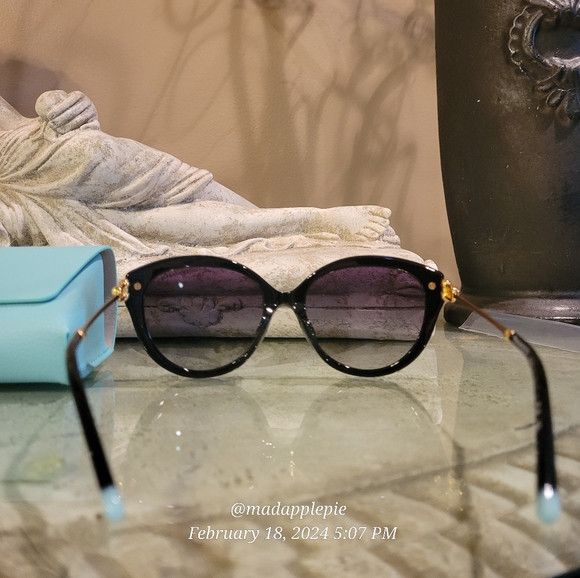 Tiffany & Co TF4187 Oversized Sunglasses Hardware Metal Luxury Designer #25 - Picture 12 of 15